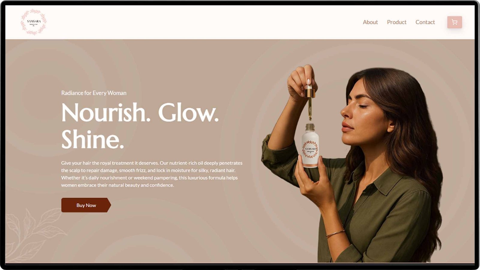 Samsara Herbal Growth Oil project screenshot