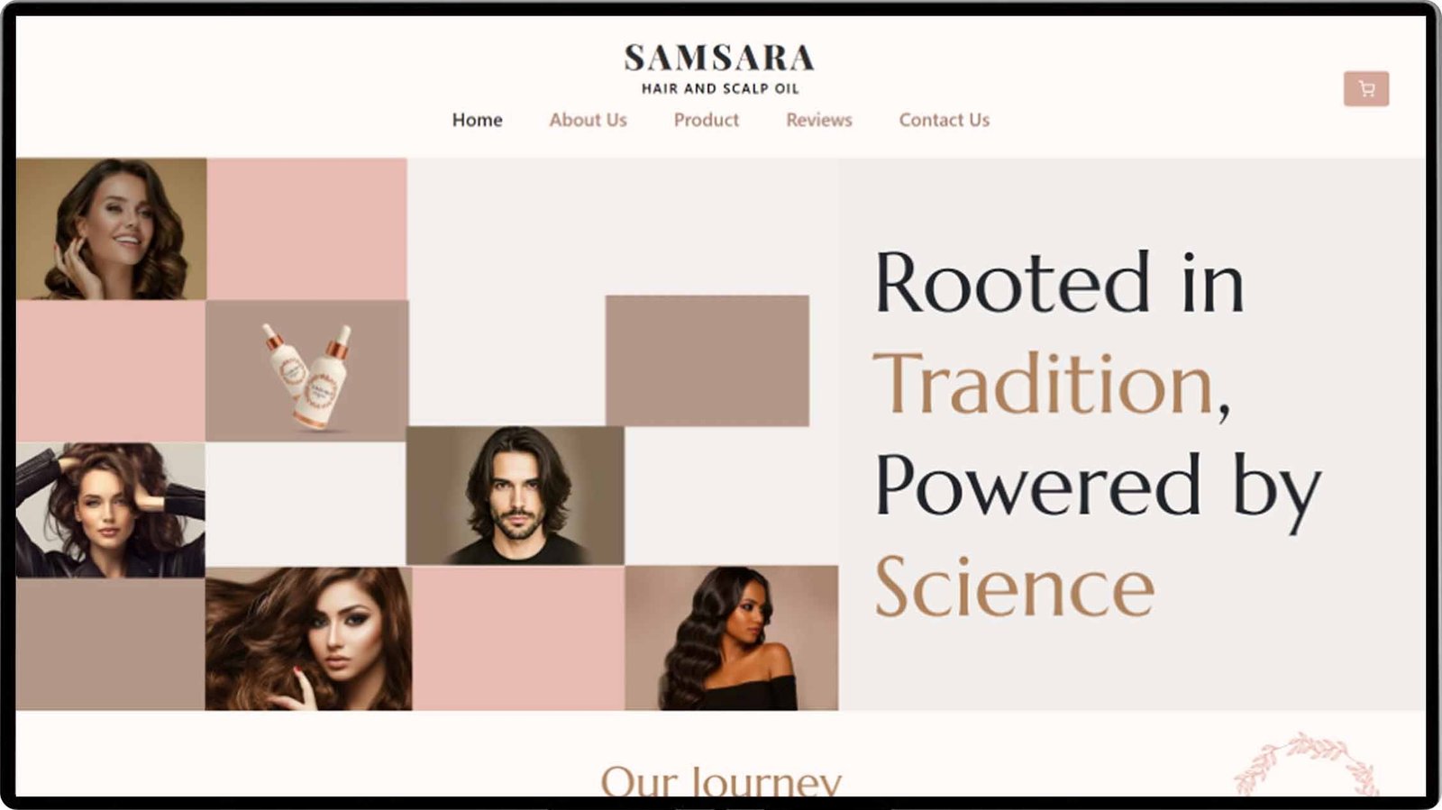 SAMSARA Hair and Scalp Oil project screenshot