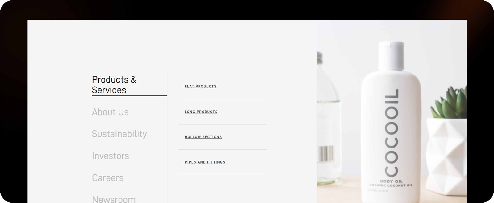 Navigator project mockup