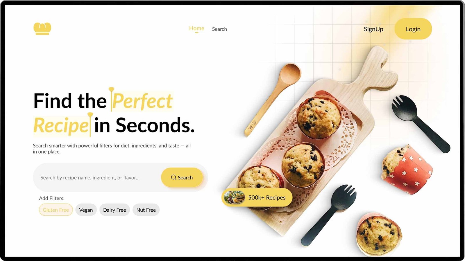 Recipe Finder project screenshot